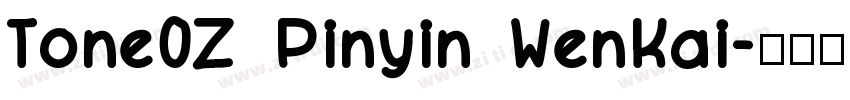 Tone0Z Pinyin WenKai字体转换